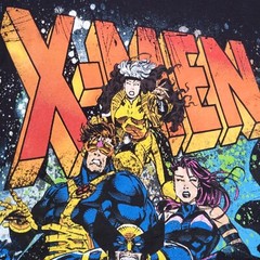 X-Men Shirt Mens Large Black Wolverine Marvel Andy Kubert Comic Casual NWoT