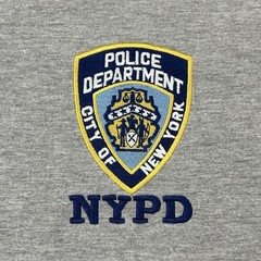 Vintage Y2K Official New York Police Department NYPD Gray Tee Shirt Men’s XL
