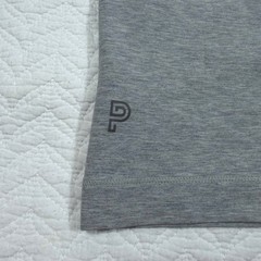 Public Rec Mens Long Sleeve Tee Large Pima Cotton Lyocell Heather Grey EUC