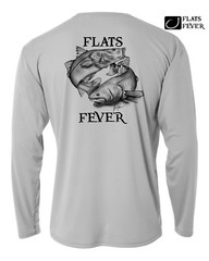 Long sleeve Microfiber Fishing Shirt UPF Redfish Snook Flats Sun Shirt