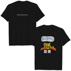 Pagans Motorcycle Club Support – Double-Sided Heavyweight T-Shirt NEW ITEM