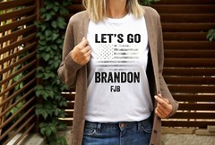 Let’s Go Brandon Joe Biden Funny Humor T shirt Trump 2024 Political Shirts FJB