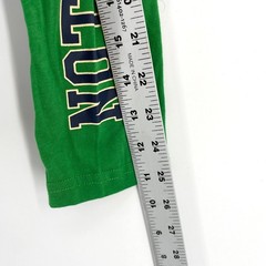 NWT Colosseum Notre Dame Fighting Irish Hooded Long Sleeve T-Shirt Green Mens S