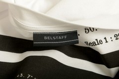 Belstaff Men’s White Graphic Print Crewneck Short Sleeve T-Shirt US 2Xl IT 56