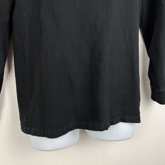 Vans Long Sleeve Shirt Men Small Black Classic Fit Solid Graphic Tee Skateboard