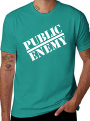 Public Enemy Official Big Logo T-Shirt Funny Tee Gift, Size M – 3XL