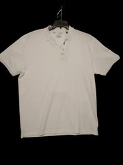 017 Kenneth Col Short Sleeve Johnny Collar Polo with Ribbing
