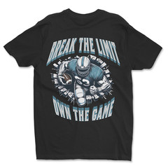 Custom T-Shirt break the limit Dtf Print On Next Level T-Shirt unisexSoft Cotton