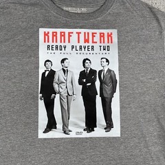 Kraftwerk Ready Player Two Documentary Grey T-Shirt Sz XL