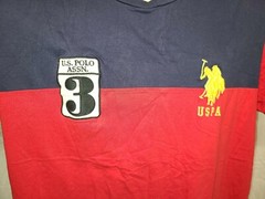 US Polo Assn USPA #3 Adult Red XL TShirt
