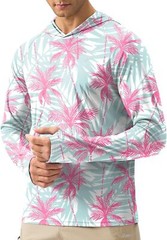 Men’s UPF 50+ Sun Protection Hoodie – Long Sleeve Fishing & Hiking Shirt