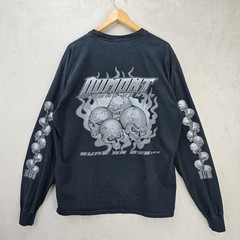 Vintage Dumont Sand Demon Long Sleeve Shirt XL Dune Or Die Skull Flames Y2K