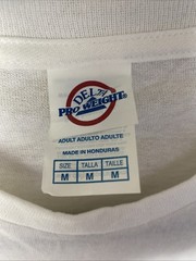 Gold’s Gym Anaheim T-Shirt White w/ Yellow Detail Bodybuilding Mecca Men’s M