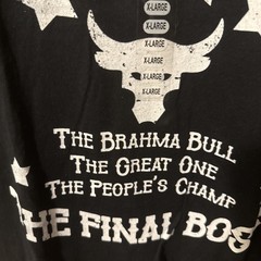 WWE Rock Brahma Bull Great One People’s Champ Final Boss Wrestling Shirt XL New