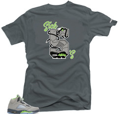 Shirt To Match Jordan 5 Green Bean-Sick 5’s Tees