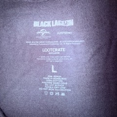 Loot Crate Black Lagoon Graphic T-Shirt Mens L Grey NWOT Revy Anime Tee