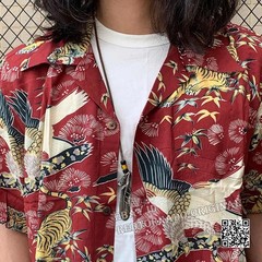 NON STOCK Vintage T-Shirt Print Shirt Men’s Short Sleeve Shirt Cuban T-Shirts