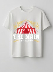 Kids The Attraction Circus Carnival Children Birthday Party T-Shirt Small