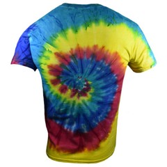 CHILLIN Emoji Men’s T-shirt – Tee Luv – Funny -Tie Dye -Hippie–Size: SMALL