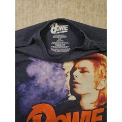 David Bowie Graphic T-Shirt Charcoal Heather Small