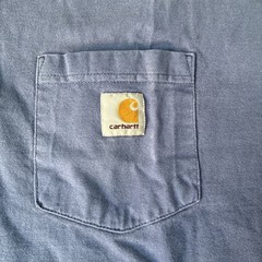 Carhartt Shirt Mens Medium Faded Chery Henley Workwear Pocket T K128 Vintage Y2K