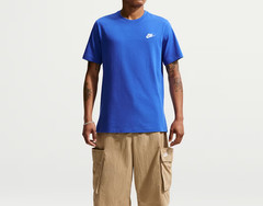NWT Mens NIKE Big & Tall Crew Neck Sportswear Training T-Shirt Royal Blue