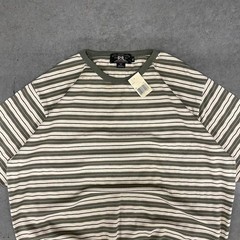 Vintage 90s Made in USA Polo Ralph Lauren Double RL RRL Striped Tshirt XL