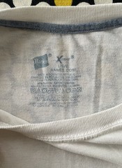 Hanes X-Temp White Size L Short Sleeve Crewneck Cotton T-Shirt