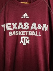 Texas A&M Aggies Basketball Climate Sz Medium NCAA Long Sleeve College Fan