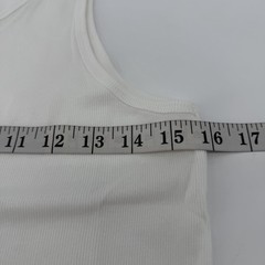 Todd Snyder Tank Top Mens S White Ribbed Tank Top KN1270422 Pima Cotton Modal