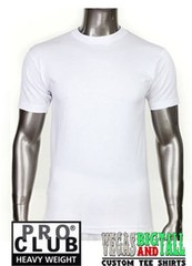 PRO CLUB MEN’S BLANK SOLID HEAVYWEIGHT SHORT SLEEVE T-SHIRT PRO CLUB TEE S-10xL