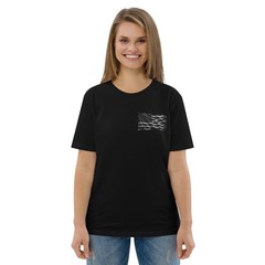 American flag with bald eagle Unisex Organic Cotton Creator 2.0 T-Shirt