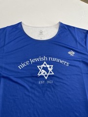 Nice Jewish Runners x Rabbit Race Pace Tee Men’s Medium NJR Run Crew