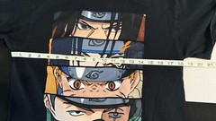 Naruto Stacked Eyes Tshirt -Size Medium