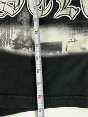 3D Big Tiger Skull Hustler Hundred Dollar Bills Crosses Mens Black Size 2XL TALL