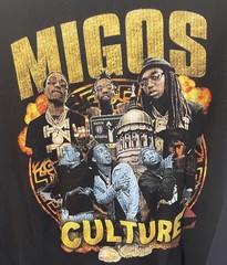 Migos Culture Graphic T Shirt Men’s XL Black Cotton Short Sleeve