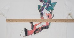 True Vintage 90s Fox Art Tee 3XL Beach Shirt Mom Humor Wine Loungewear Oversized