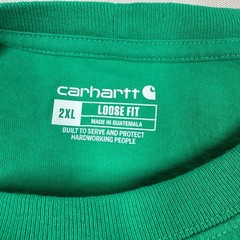 Carhartt Loose Fit Heavyweight Long Sleeve Green TK0231-M – Size 2XL