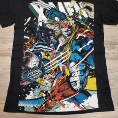 X Men Wolverine Vs Omega Shirt Mens Medium Black Marvel Graphic Comic Tee