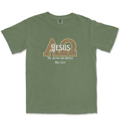 The Alpha and Omega Shirt Christian Shirts for Men Graphic Jesus Shirts For Men