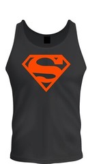 Superman Shirt Unisex T-shirt Tee Black T-Shirt Tee Tank Top