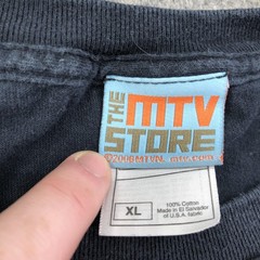 Vintage MTV Shirt Mens XL Black MTV New York City Graphic Tee 2006