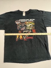 Gildan Shirt Mens XL Black Hurricane Relief Benefit Show Charity Graphic Tee