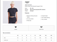 Personalised AWDis Ladies Cool Recycled Cropped T-Shirt Printed Short Sleeve Top