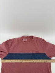 Faherty Sunwashed T-Shirt Sz M Striped Organic Cotton Beach Preppy Dadcore