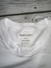 Lot of 2 Tommy John Crew Cotton Basic Undershirts Size Small