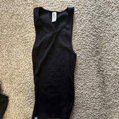 Ekovision Black Sleeveless Cotton Men’s T-Shirt Round Neck Size 2xl