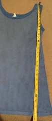 vintage fruit of the loom tank top Fit Small Blue 50s 60s