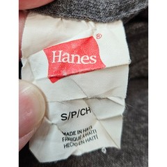 Lot of 4 Hanes Essential T-Shirts Size Small Gray Crew Neck