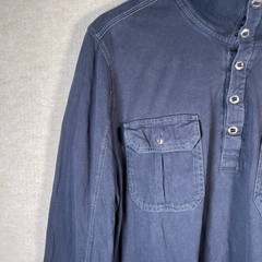 KÜHL Long Sleeve Pullover Mens Medium Organic Cotton Utility Henley Workwear